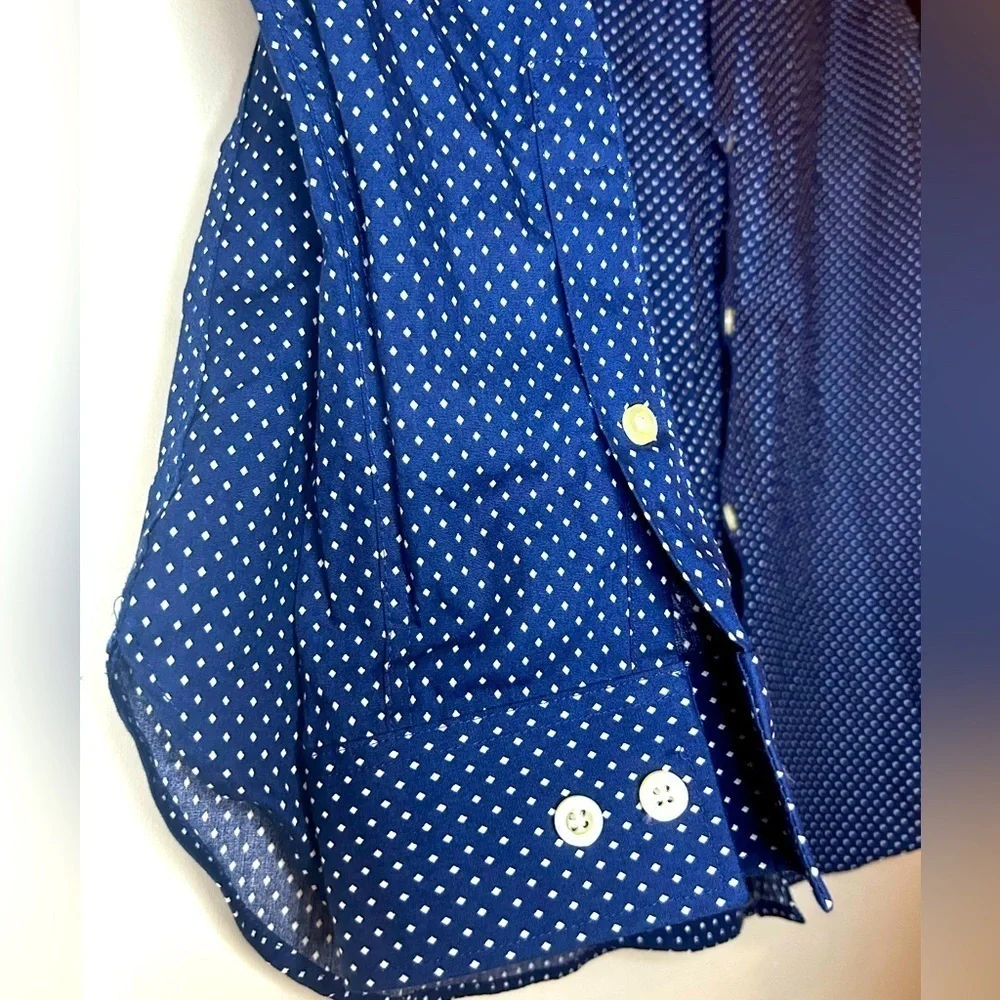 Michael Kors Men’s button up long sleeved shirt, large-slim fit - Picture 4 of 5